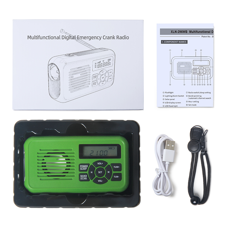 Solar Emergency Charger - 2026년형 OEM 휴대용 충전식 비상용 태양열