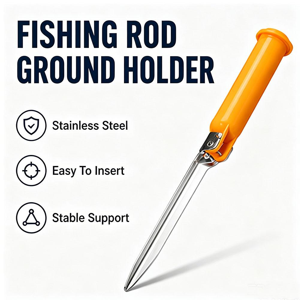 Fishing Kit Compact - 다기능 접이식 서핑 낚싯대 홀더(보관 뚜껑