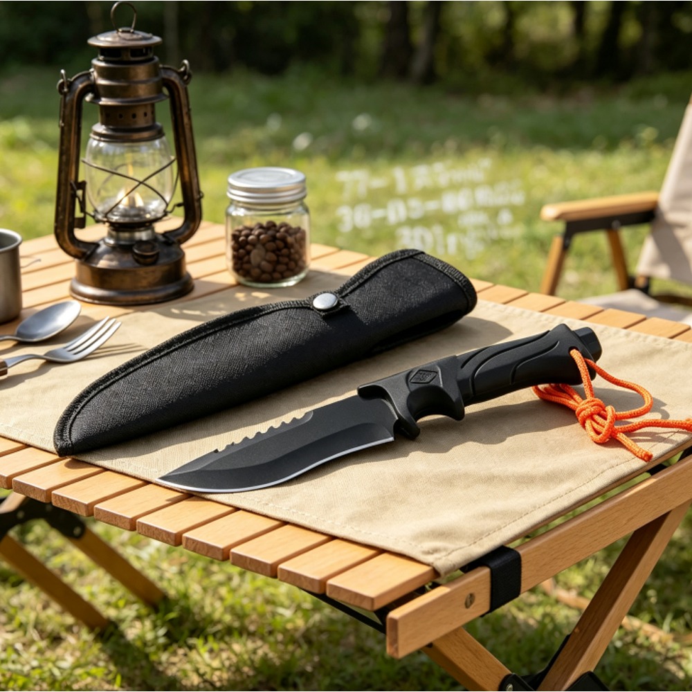 Bushcraft Knife Fixed - 다용도 캠핑 생존 EDC 나이프 고경도