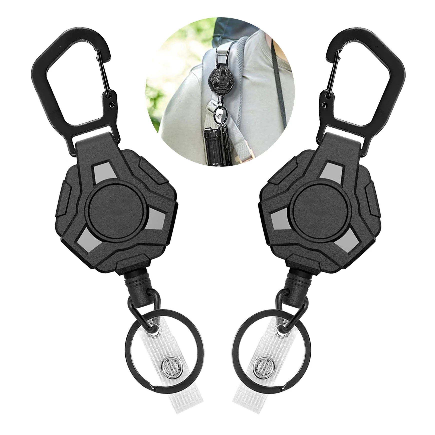 Fishing Kit Compact - 낚시 개폐식 안티-분실 당겨 키 체인