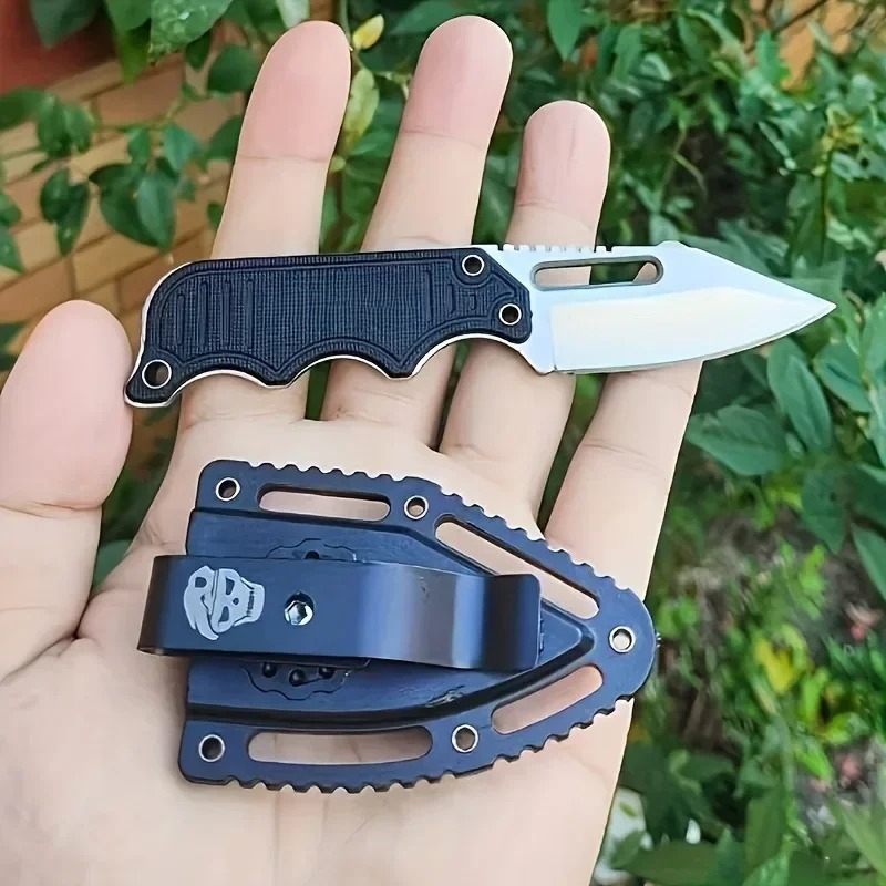 Bushcraft Knife Fixed - 미니 고정 블레이드 나이프 G10 핸들