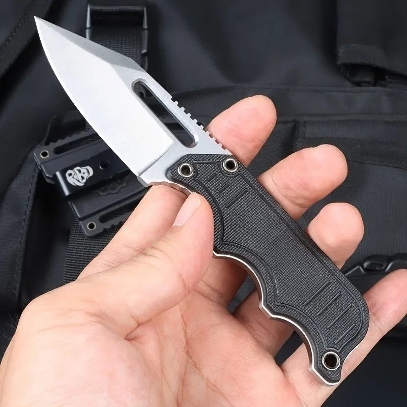 미니 고정 블레이드 나이프 G10 핸들 5Cr15MoV - Bushcraft Knife Fixed 리뷰 및 가격