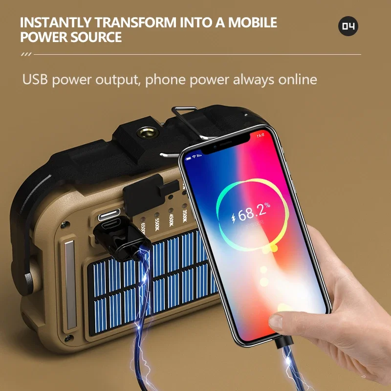 태양광 비상등 충전식 야외 초장시간 캠핑 야시장 텐트  - Solar Emergency Charger 리뷰 및 가격