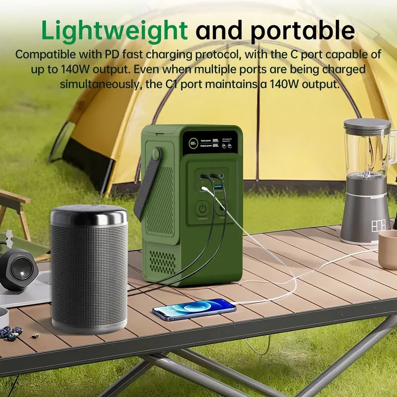 60000mAh 휴대용 파워스테이션 200W 태양광 발 - Solar Emergency Charger 리뷰 및 가격