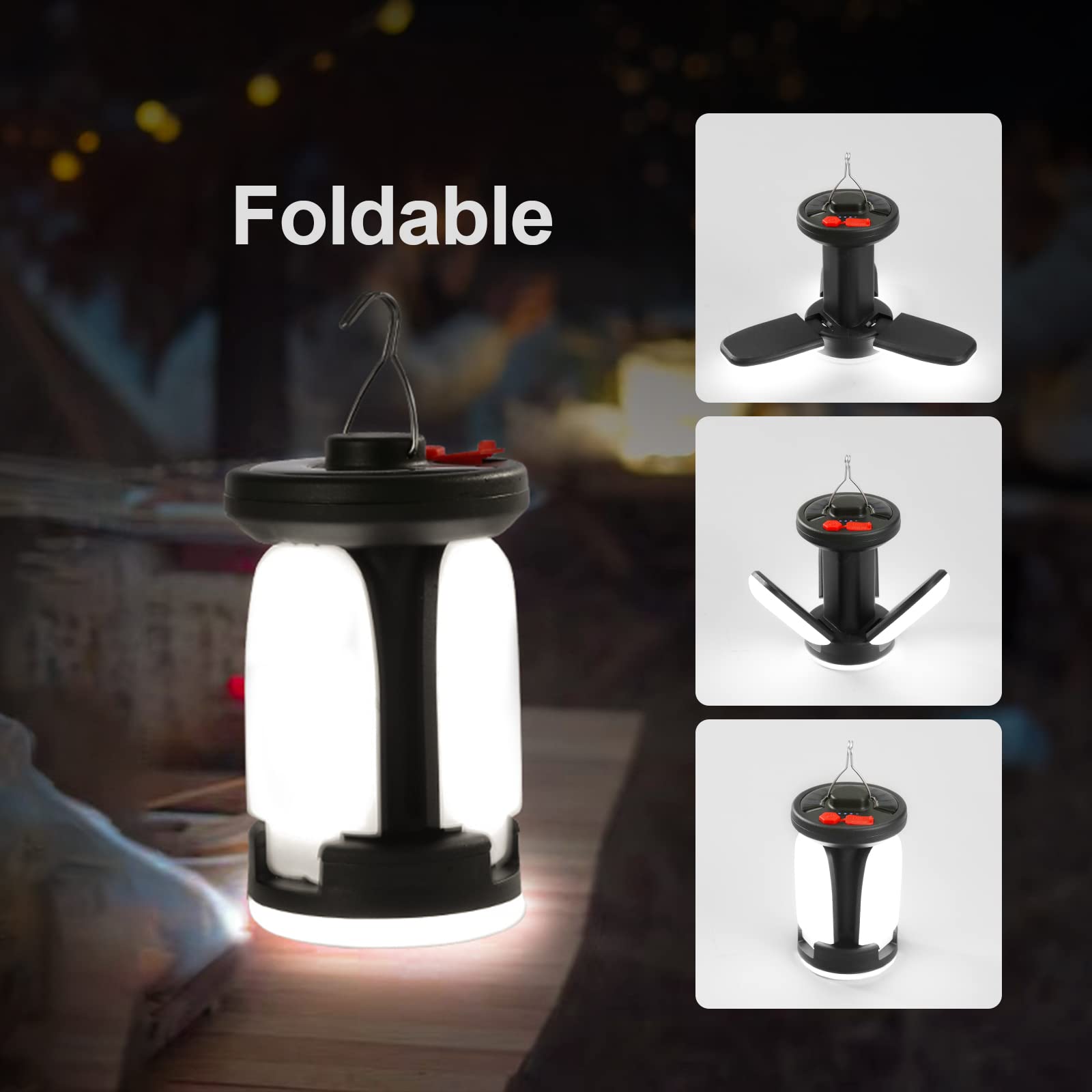 고출력 태양광 LED 캠핑 랜턴 충전식 캠핑 램프 접이 - Solar Emergency Charger 리뷰 및 가격