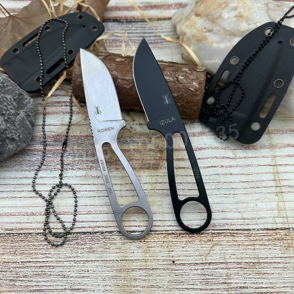 IZULA 고강도 직선 칼 D2 강철 처리 야외 캠핑  - Bushcraft Knife Fixed 리뷰 및 가격