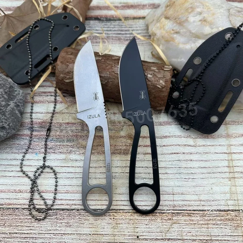 IZULA 고강도 직선 칼 D2 강철 처리 야외 캠핑  - Bushcraft Knife Fixed 리뷰 및 가격