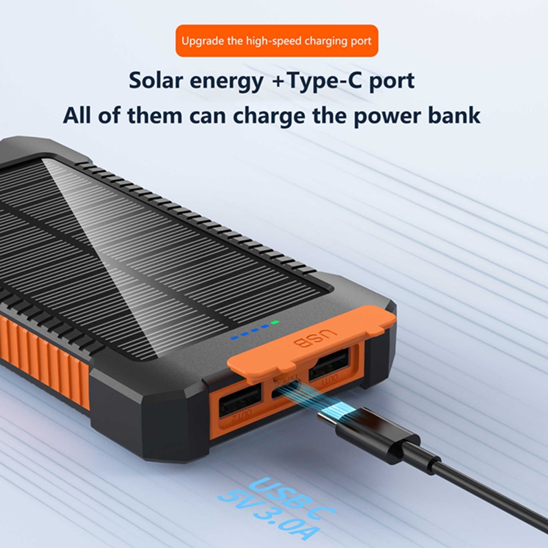 태양광 보조배터리 50000mAh 고속 충전 휴대용 외 - Solar Emergency Charger 리뷰 및 가격
