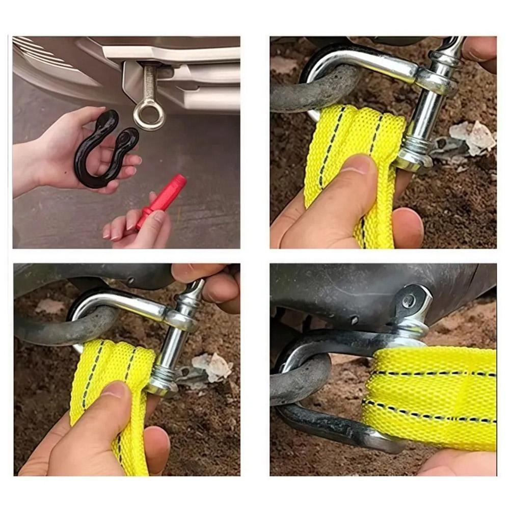 3M 고강도 차량 견인 스트랩, 2개의 강철 D자형 샤 - Rescue Rope Throw 리뷰 및 가격